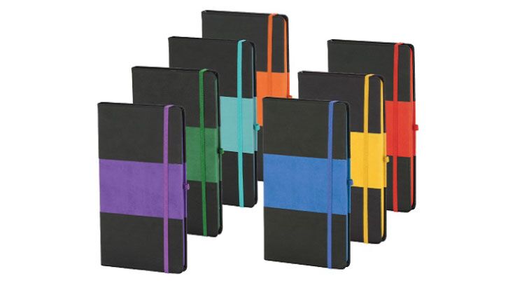 13×21 Termoderi Renkli Defter Lastikli