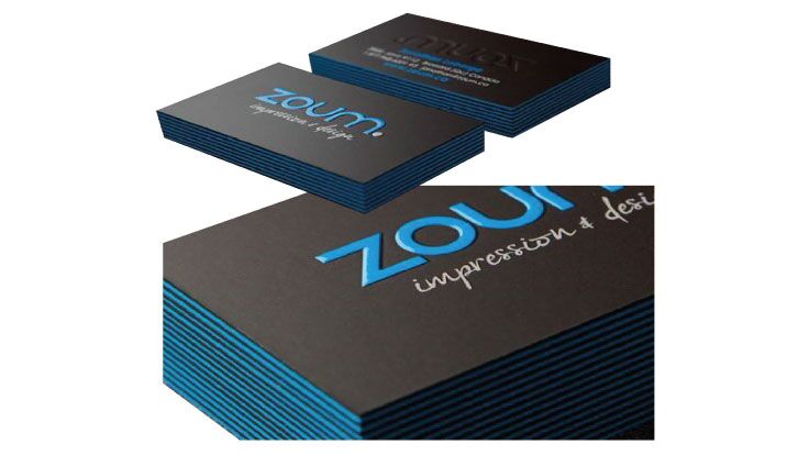 Kartvizit Kabartma Laklı