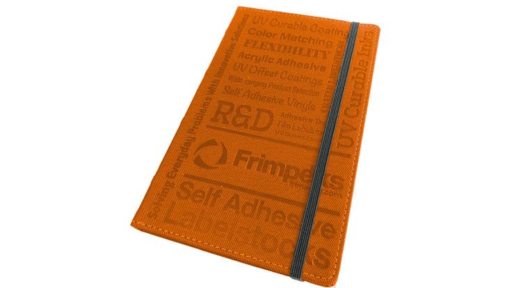 13×21 Termoderi Turuncu Defter Lastikli